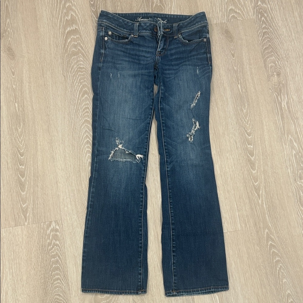 American Eagle Women's Blue Jeans sz 4